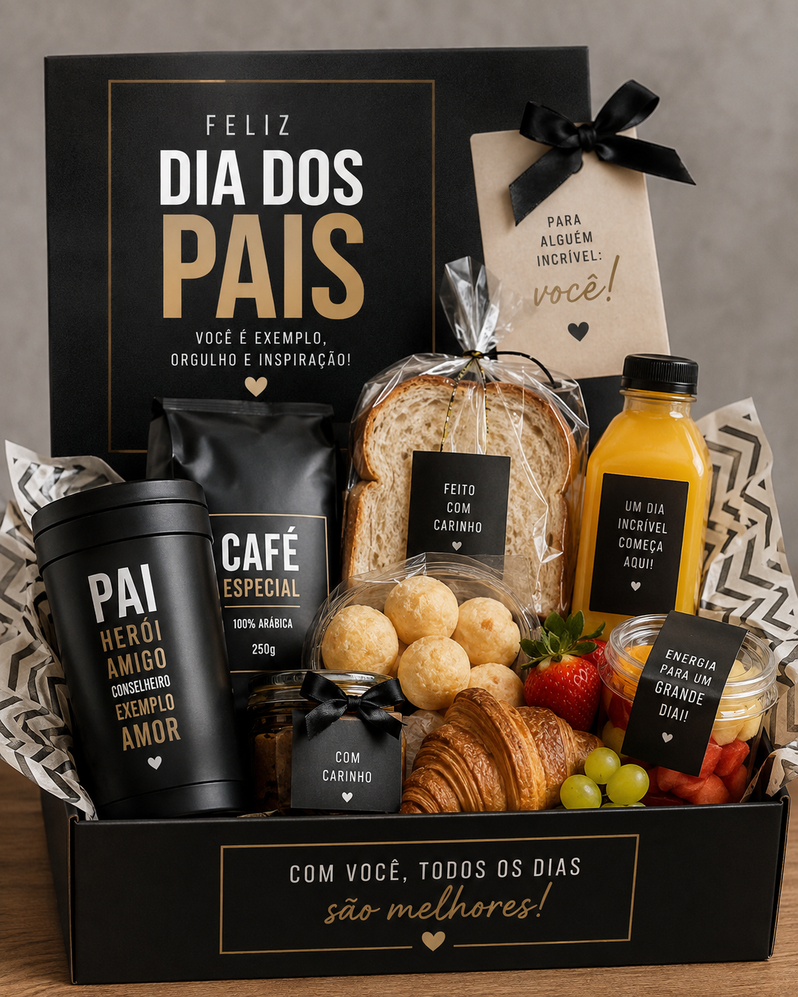 Cesta Café da Manhã Premium – Especial Dia dos Pais